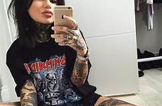 tatuadas selfie tatoos meninas tattooed tatuaje roupas baddest metaleira ropa inked tattoed usas eslamoda amzn podrás presumir