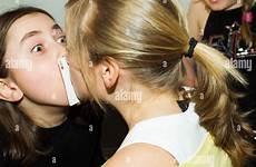 kissing teenagers party alamy stock high