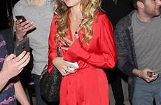 slip mccord annalynne nip restaurant hollywood west night craig april outside style red dress nipple nipslip craigs candid story nude