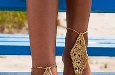 sandals nubian queen barefoot soleless foot bridal