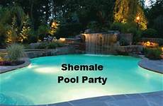 shemales pool party gif