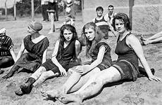 beach bathing 1920 1920s swimming women 1900s suits summer fashion vintage girls 1900 beauties babes photographs female nothing know early