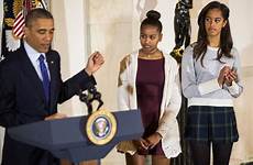 obama malia sasha daughters turkey pardon after aide attire obamas york quits ridiculing presidential spokeswoman fault republican found gop times