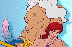 disney gay royal triton meeting gaston eric comic comics yaoi phausto ii mermaid little nude king naked muscle big sex