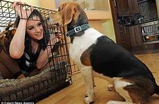 dog pet caged girl circus joined cured contortionist claustrophobia mum bin she sleeping now kirsty told needed role due weeks