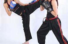 karate fu boxing roundhouse kung kickboxing sparring muay thai fight
