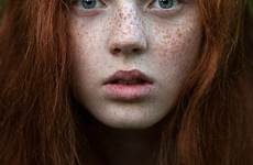lena freckles ivashchenko redhead sproeten meisje pecas redheads rood