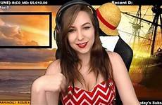 twitch tits streamer shows sexy off her