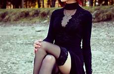 goth legs crossed gothic choose board fashion dress