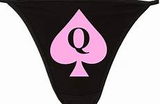 spades thong bbc queen logo collared panty hotwife owned slave slut rude slutty collar lovers wife funny sexy hot