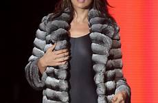 irina shayk fur chinchilla coat 2011 runway nextel mexico celebrities moda cancun walks during fashion show furs gotceleb