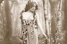 risque nymph burlesque dvd postcard gypsy antique reutlinger bokt nymphs fairy midsummer stunning dolores pinups titania 1900s