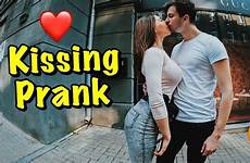prank kissing