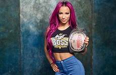 sasha banks wwe wallpaper wallpapers superstars classic current championships hd blue hair champion wrestling photography purple cool dyed shoot women