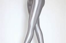 opaque glossy lycra tights