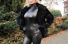 catsuit leather latex mature vintage girls fashion visit boots