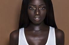 dark women girls skinned beautiful skin chocolate girl beauty melanin ebony models pretty brown aesthetic goddess magic diouf choose board