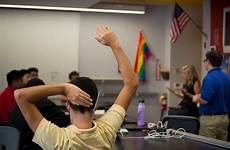 gay school straight york high room alliance catholic students xavier times fourteen attended meeting wednesday city