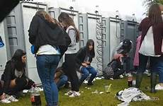 girls drunk spanish gotta go festival peeing caught during spycam festivals voyeur toilet videos drunken