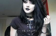 goth emo haarstijl goths pale brown