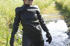 wetsuit wellies mudding swim drysuit swimming muddy quicksand