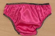 ruffled panties frilly knicker sissy briefs satin underwear bikini size