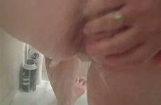 wife shower her fucking ass takes finger milf panties big friends off mylust masturbates bathroom holes