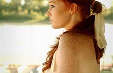 redhead freckles shapely