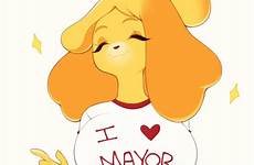 mayor isabelle thicc anthro rule ahaha dats acnh melinda visit