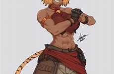 tiger dependable khali cat muscle dnd safebooru dungeons nekomimi fitmoe