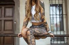 tattooed inked tatoos tatuadas cuerpo femenino
