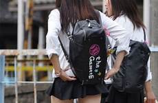 short japanese skirts schoolgirls skirt shortest wearing girls