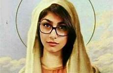 mia khalifa virgin mary star body 1289 circa colorized face instagram tradcatknight sparks captioned malala outlet mistakes she when her