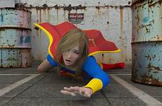 supergirl beaten deviantart