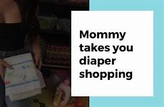 diaper mommy ab dl shopping play role audio takes