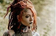 girl riley morgin dreadlocks inked tattoos girls tattoed dreads