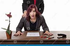 boss desk over work secretary bent behind her standing stock office submissive royalty