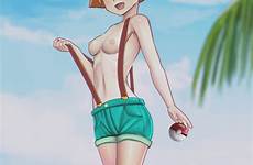 pokemon beach top pokegirls rocket team respond edit hair anime choose board safebooru shorts