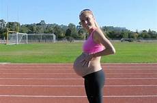 pregnant running two endurance marathoners tests sports train her baby