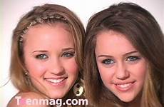 cyrus emily osment miley fakes teen
