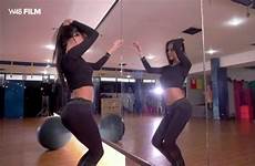 latina dancing mirror