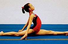gymnastics splits skills stretches straddle stunts