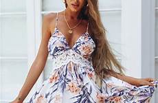 women sundress sexy dress summer mini deep neck party dresses backless sleeveless flora lace holiday