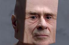 deformed faces odd 3d delightfully uses software artist create