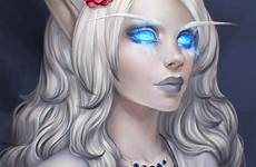 elf female deviantart warcraft world fantasy jenssen june high elfo nocturno 001c img00 elfas visit sorcerer elfa necklace portrait