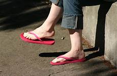 flip flops feet flop wearing wear summer women woman red her time not did sociopathic but quick guide fashion work