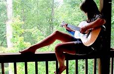 guitar girl playing girls wallpaper profile wallpapers women cover cool music miss comment hot click do