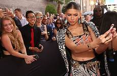 zendaya celebs selfies taking selfie billboard