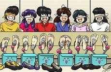 tickle deviantart interrogation ranma pierrot bad torture crew tickling anime ticklish foot cursed comics guys time group
