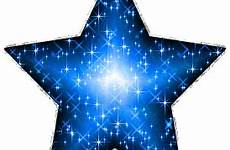 glitter star blue light outline silver large stars gif graphic